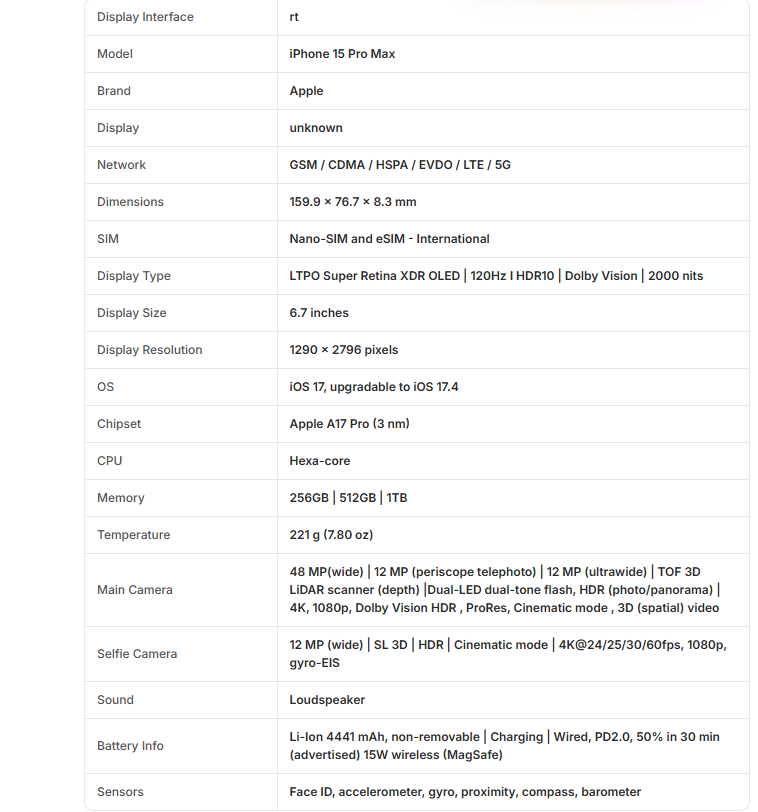 iphone 15 pro max price in bangladesh